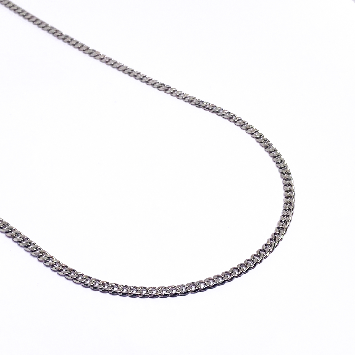 3mm Cuban Chain - Silver
