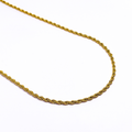 3mm Rope Chain - Gold