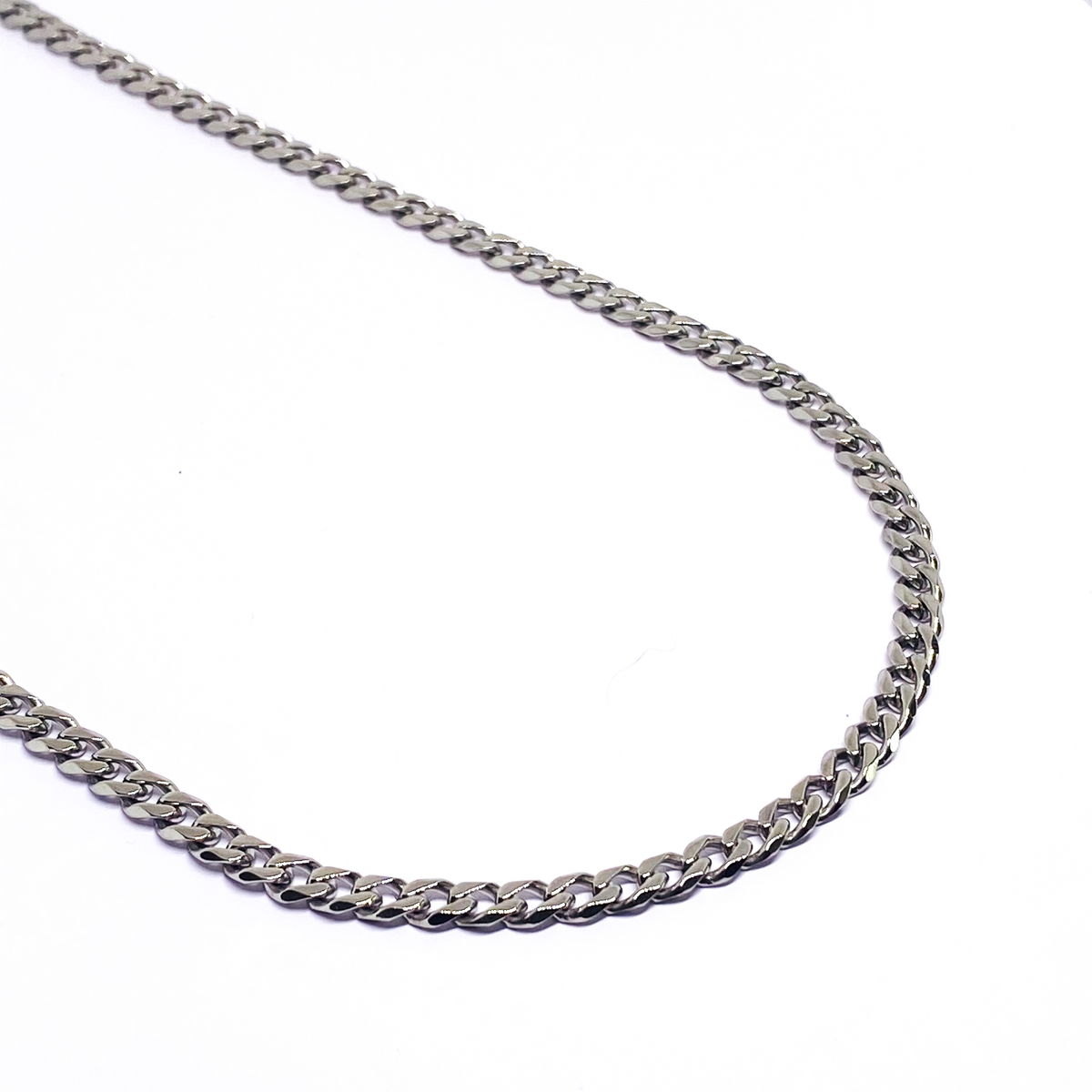 5mm Cuban Chain - Silver