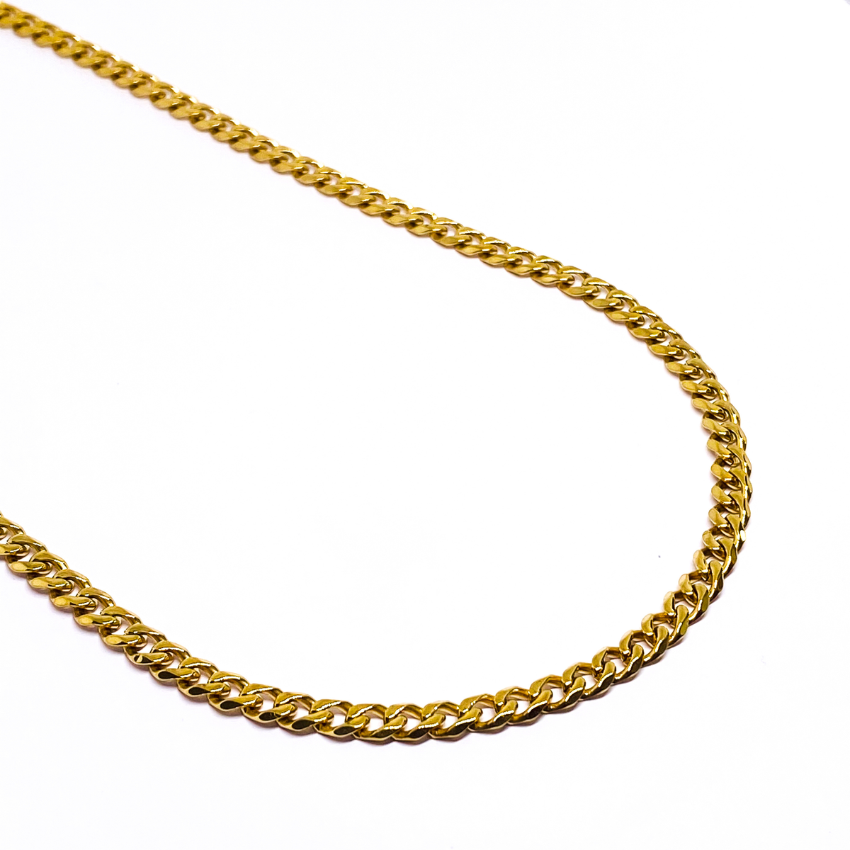 5mm Cuban Chain - Gold
