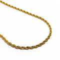 5mm Rope Chain - Gold