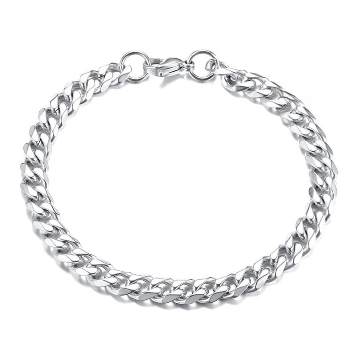 3mm Miami Cuban Bracelet - Silver