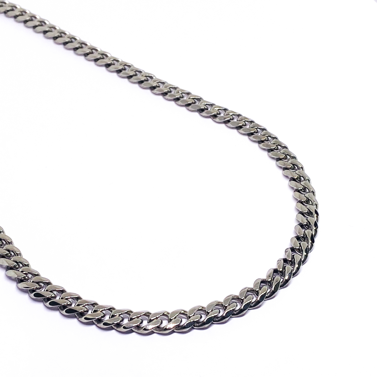 7mm Cuban Chain - Silver
