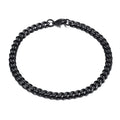 5mm Miami Cuban Bracelet - Black