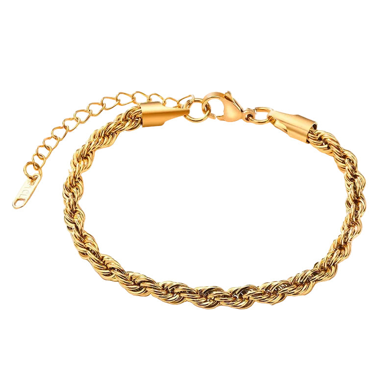 5mm Rope Bracelet - Gold